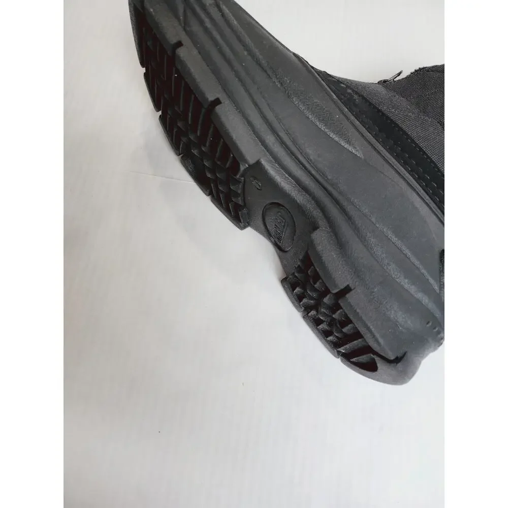 Sz 10 Khombu Snow Boots Men's Black Jessie Waterproof Front Zip Thermolite New